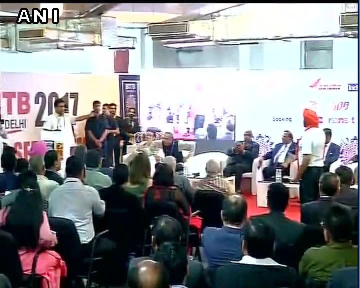 CM Mehbooba Mufti breaks down after hearing her father's voice in a video clip on Kashmir tourism.