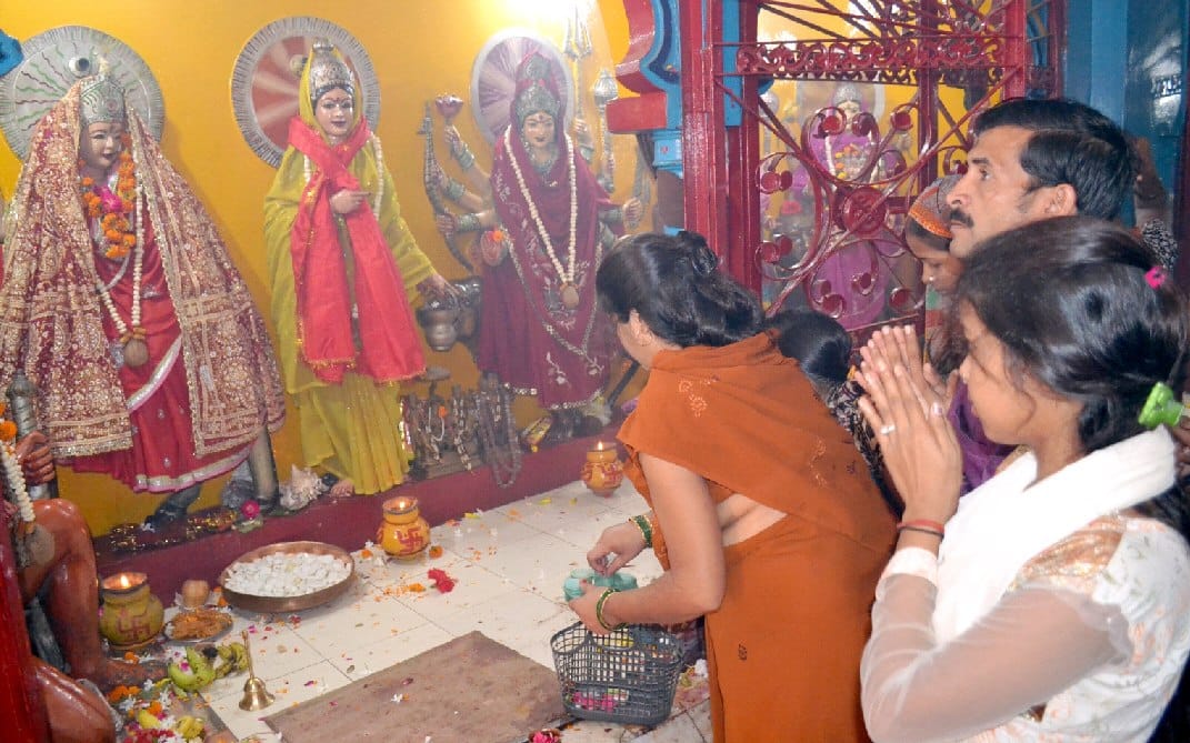 he worship of the maa Chandraghanta