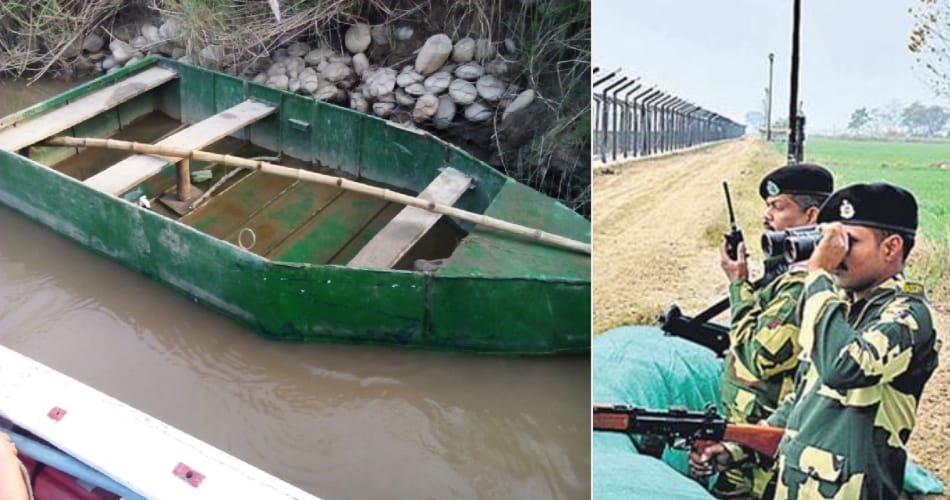 Pak army boat found in ravi river BSF gives a big statement