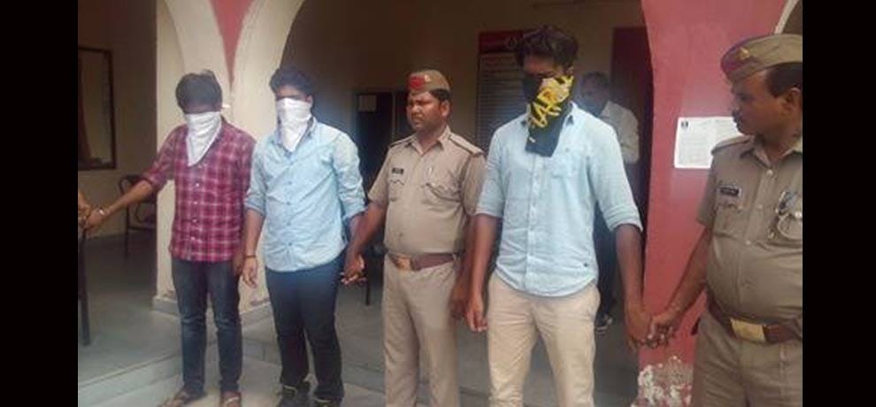 three arrest in inhumane ragging case in greater noida
