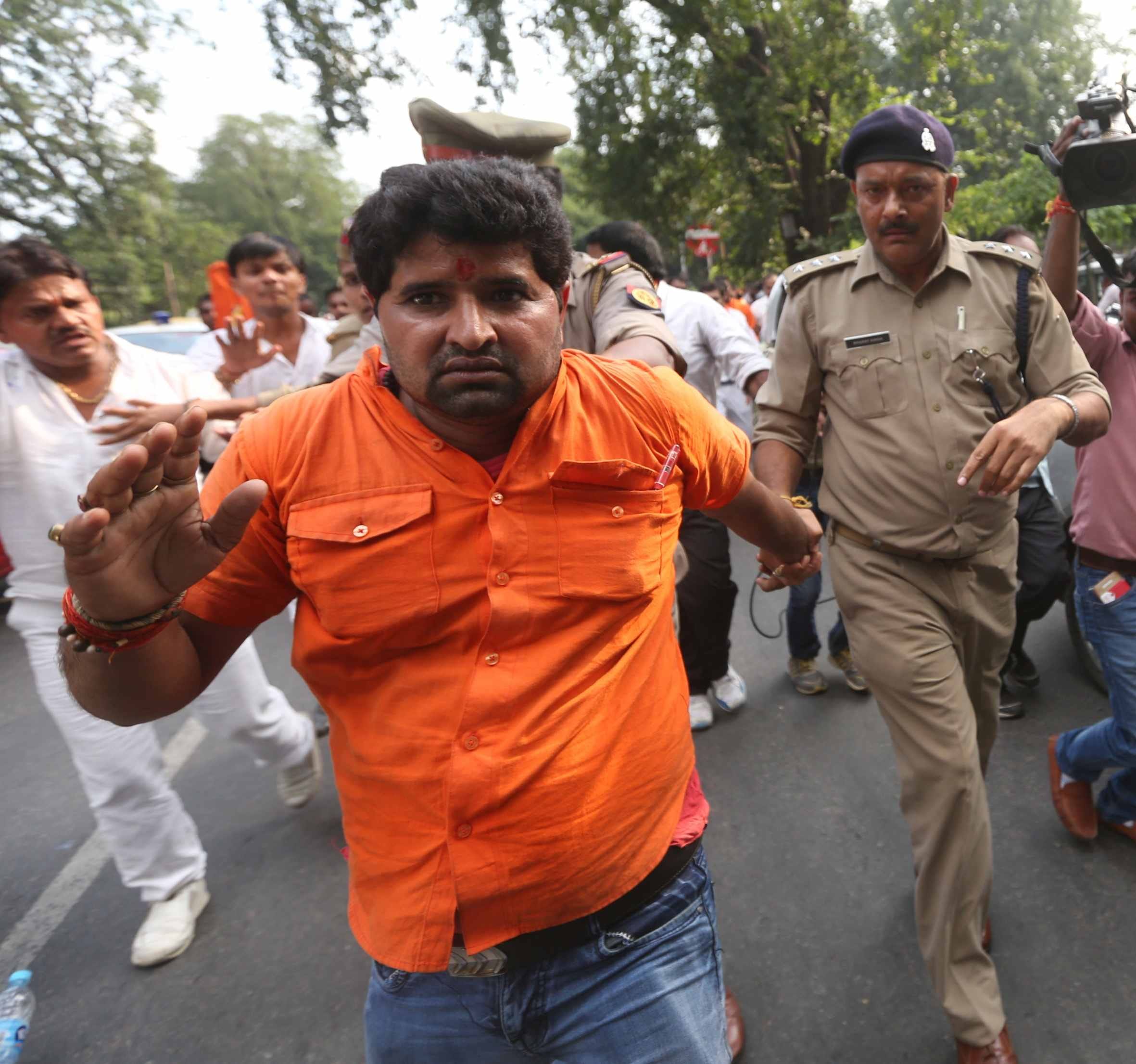 party workers brutally beaten after throwing in on sanjay raut