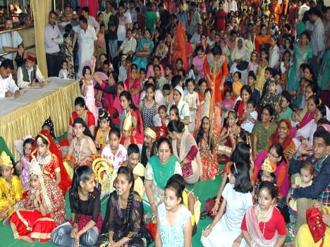 sharda utasav third day  in celebration in bilaspur