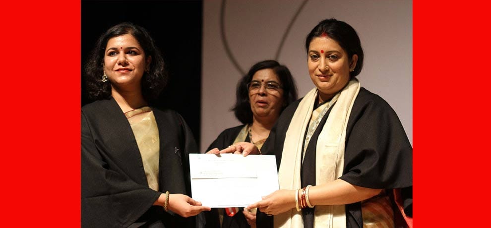 Smriti Irani was 300 degrees in NIFT students