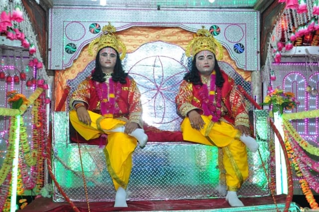 The procession of Lord Rama came with Gajebaje