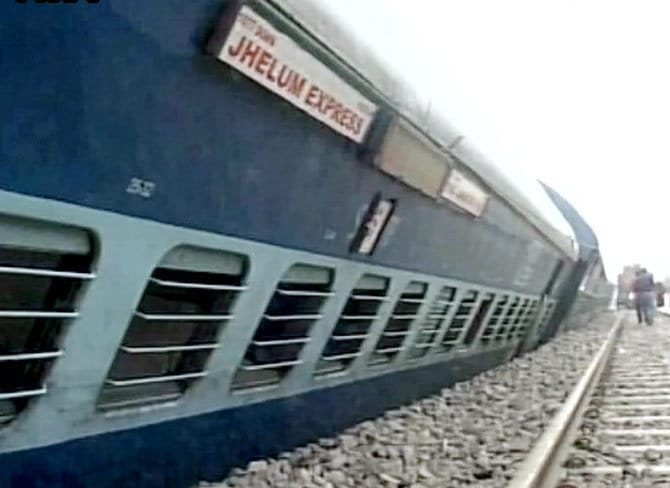10 bogies of jhelum express train derail near phillaur ludhiana, three injured