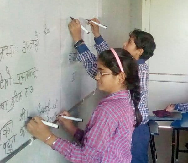  unique talent of girls can write with both hands