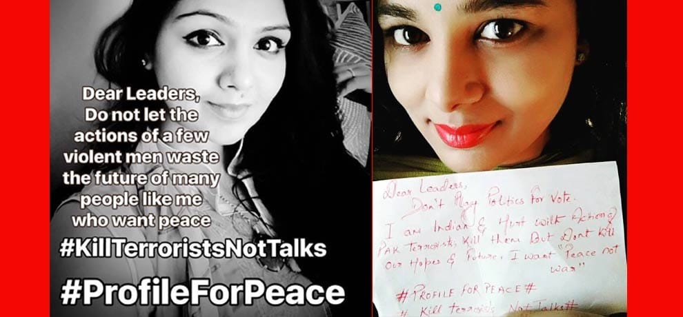 people of india pakistan sending messages to both government for peace through voice of ram