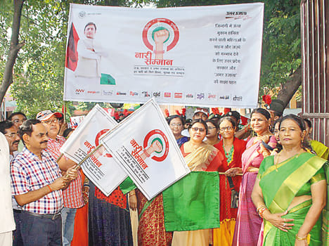 Woman awakening in Banda rally brought the imagination