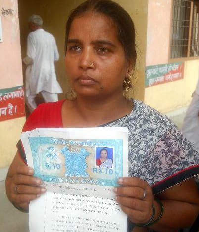 Woman in place of her late husband demanded a job