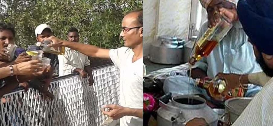 traditions, wine langar in baba kahandas dera in jalandhar for foreign visa