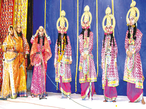 Out of fanfare procession of Lord Rama