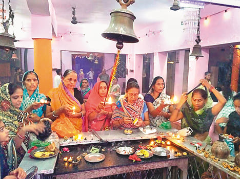 Divine worship began with chants Chandraghanta
