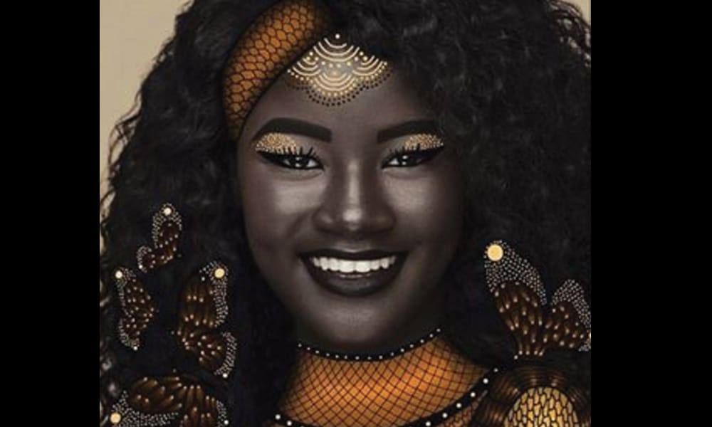 darkest skin tone model in africa