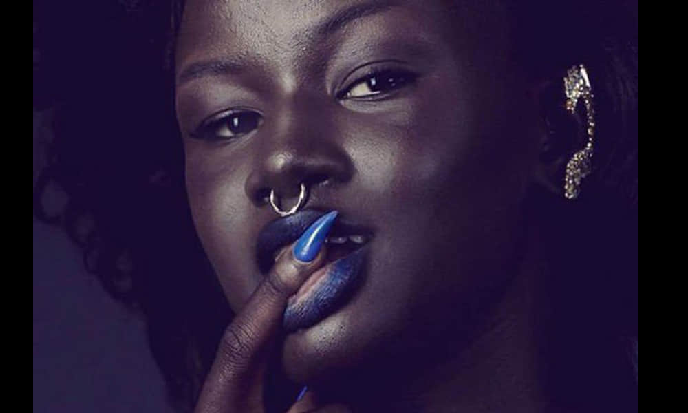 darkest skin tone model in africa