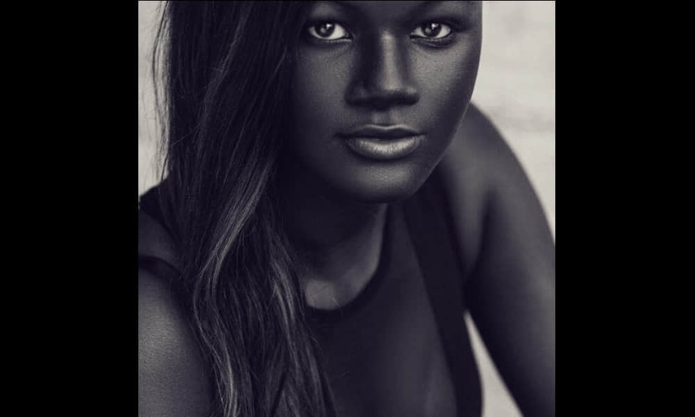 darkest skin tone model in africa