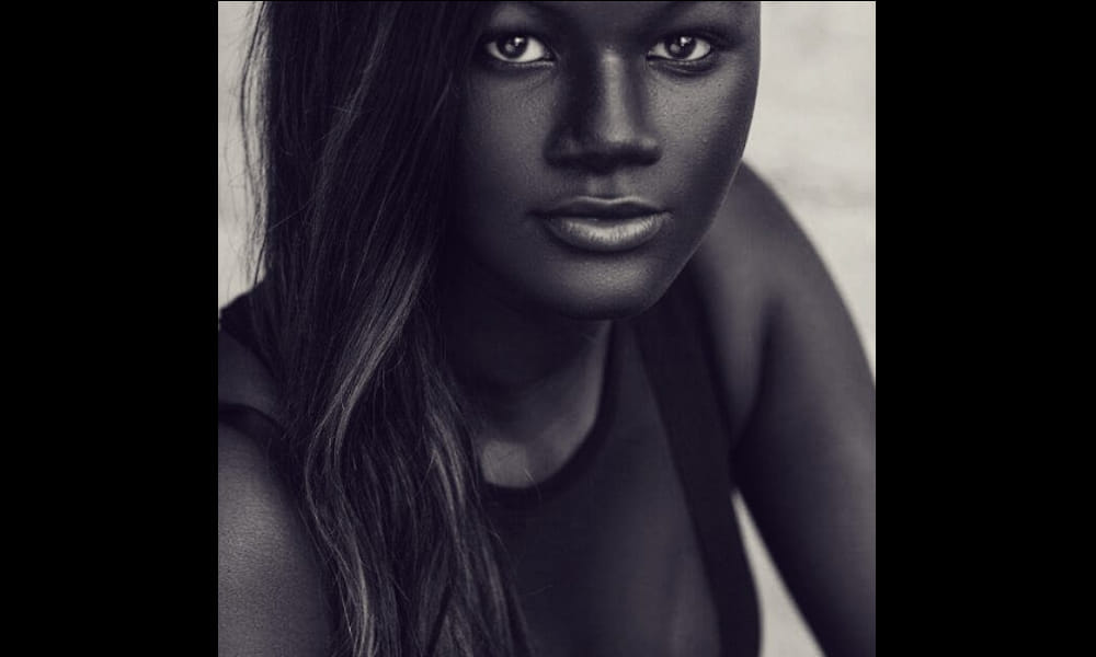 darkest skin tone model in africa