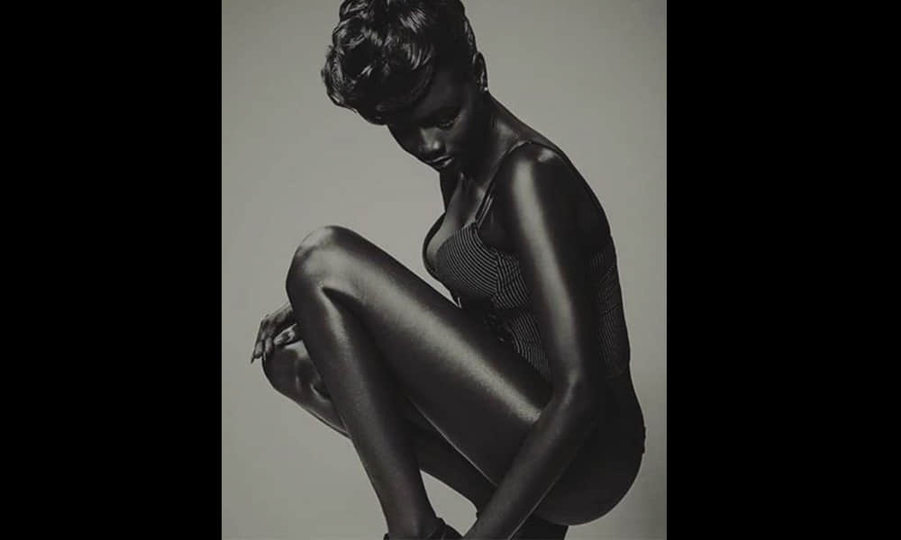 darkest skin tone model in africa