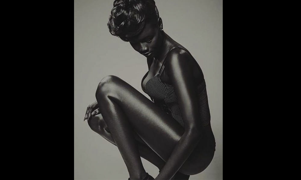 darkest skin tone model in africa