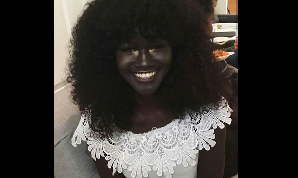 darkest skin tone model in africa