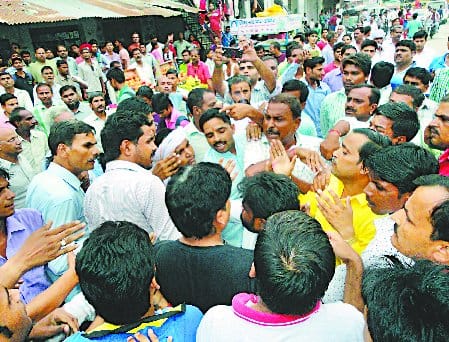 Surgical strikes on telling fake burnt effigies of Bhagwat