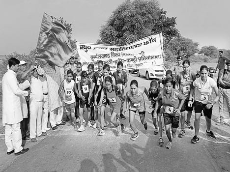 Jitendra and topped dream cross country race