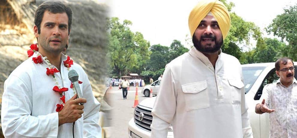 sidhu meets rahul gandhi, captain amarinder singh also reaches delhi for meeting