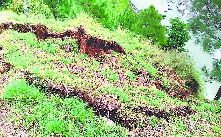 The landslide happened in Khotila
