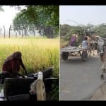 बॉर्डर से सटे गांवों में रोज-मर्रा का कार्य करते लोग