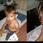 teenager biker tried to burn a kid in road rage issue