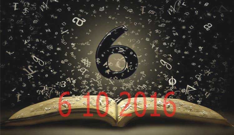 numerology 6 10 2016 importance