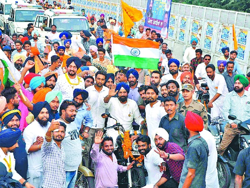 buland tiranga march, bikram singh majithia, arvind kejriwal, patiala
