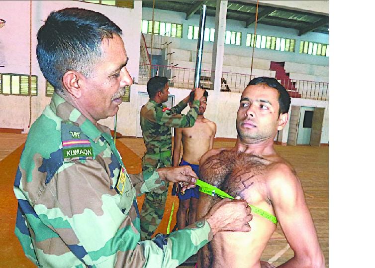 Ranikhet Army recruitment