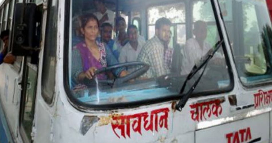 brave daughter-in-law of jind drives roadways bus for survival, in-laws supported also
