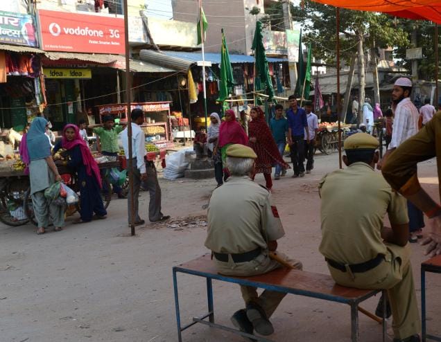  Communal tension in Agra over meat