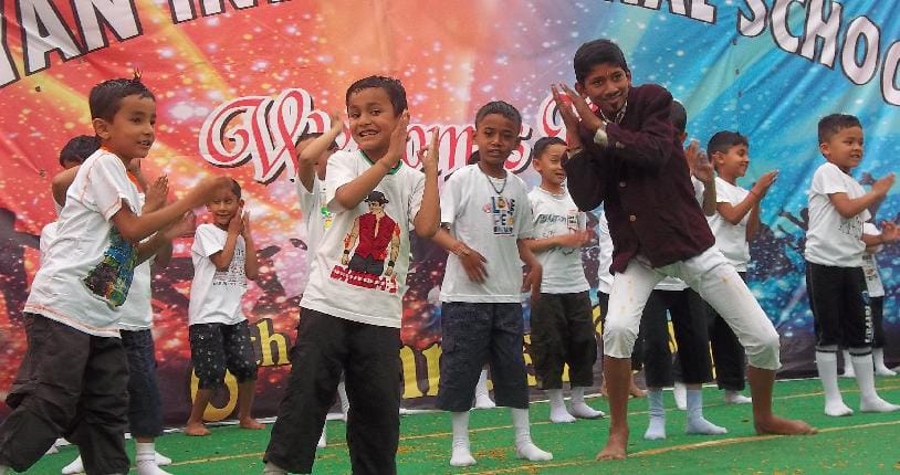 Cultural presentation at school