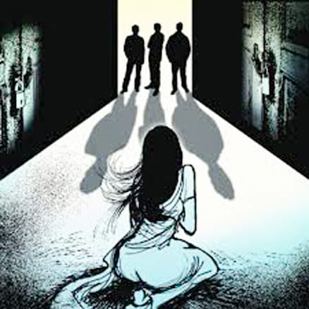 Minor girl rape by villagers