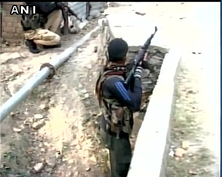 DEFFERED IMAGES OF TERRORIST ATTACK IN HANDWARA
