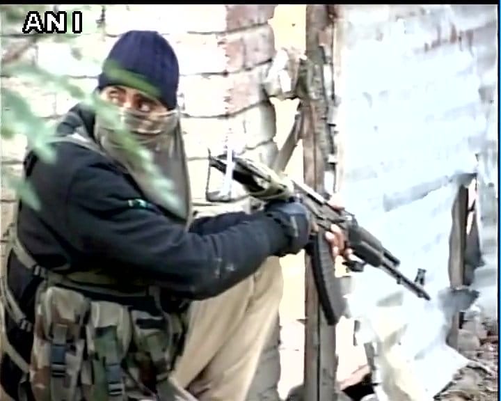 DEFFERED IMAGES OF TERRORIST ATTACK IN HANDWARA