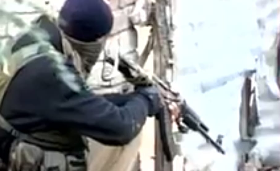 DEFFERED IMAGES OF TERRORIST ATTACK IN HANDWARA