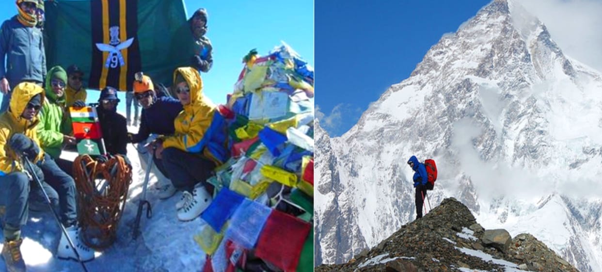 indian army flaaged tricolour on 20187 feet heights at laddakh