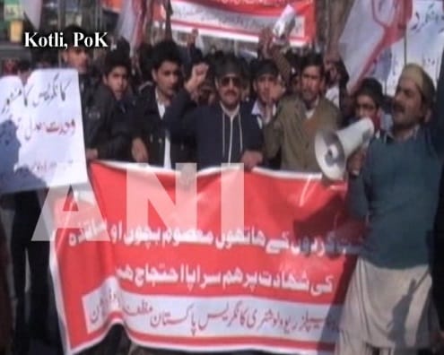 Local people protest against terrorist camps in PoK