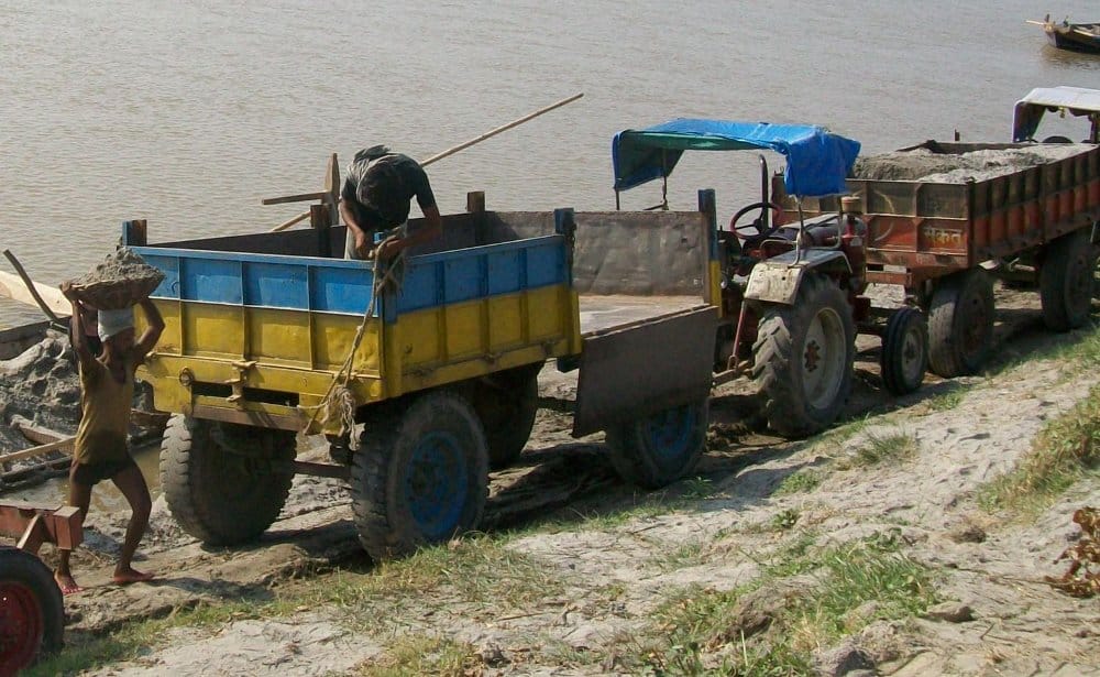 Becoming increasingly illegal sand mining