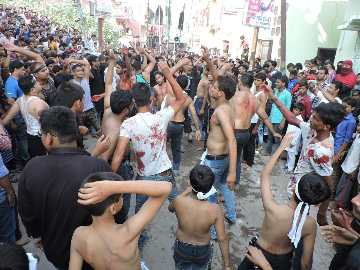 MUslims held 'chowthi julus' on Moharram