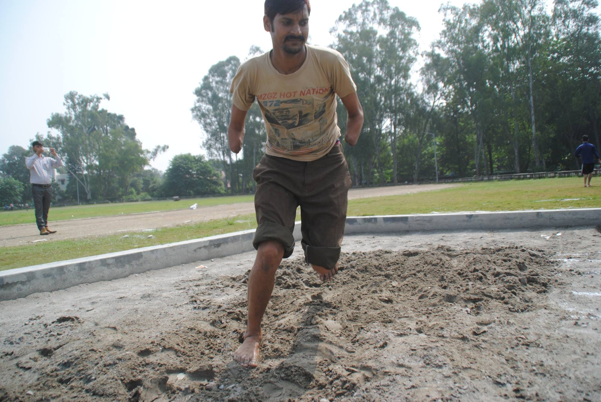 paralympic player in uttarakhand.