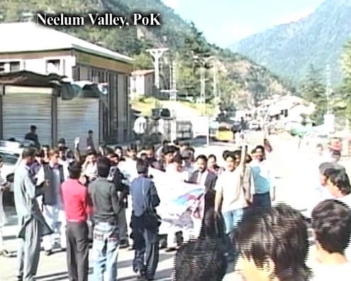 Local people protest against terrorist camps in PoK