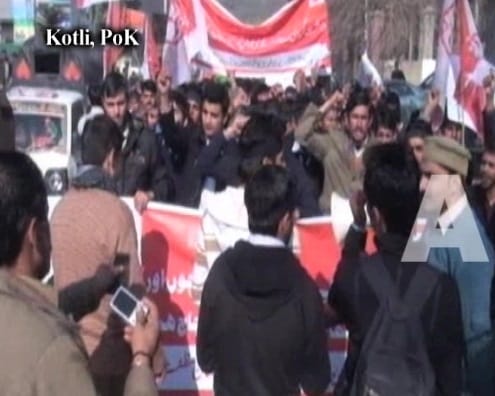 Local people protest against terrorist camps in PoK