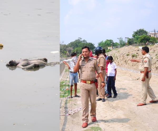 police found body in gomati river.