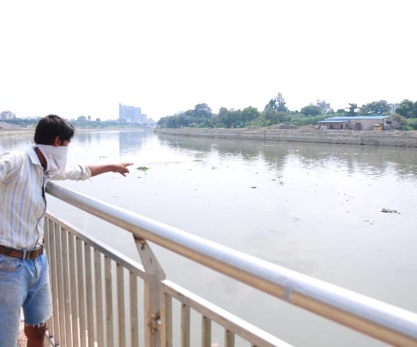 police found body in gomati river.
