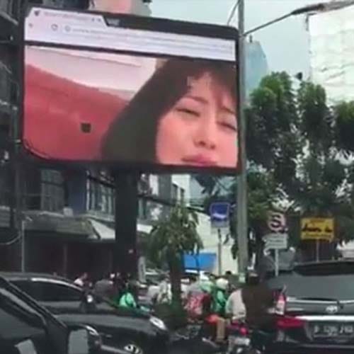 issues when porn play on display in public