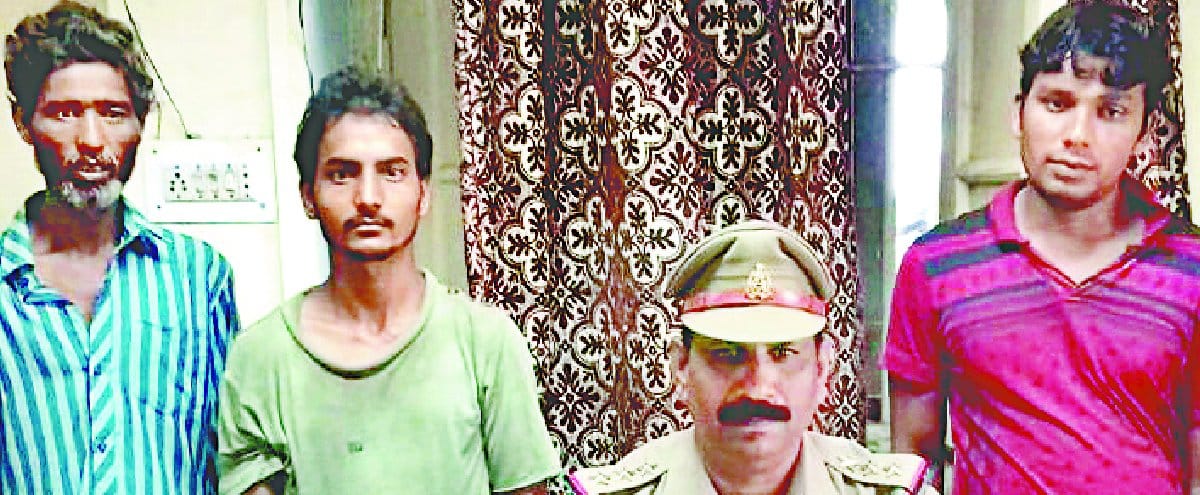 Revealing the gang to rob trains, three arrested